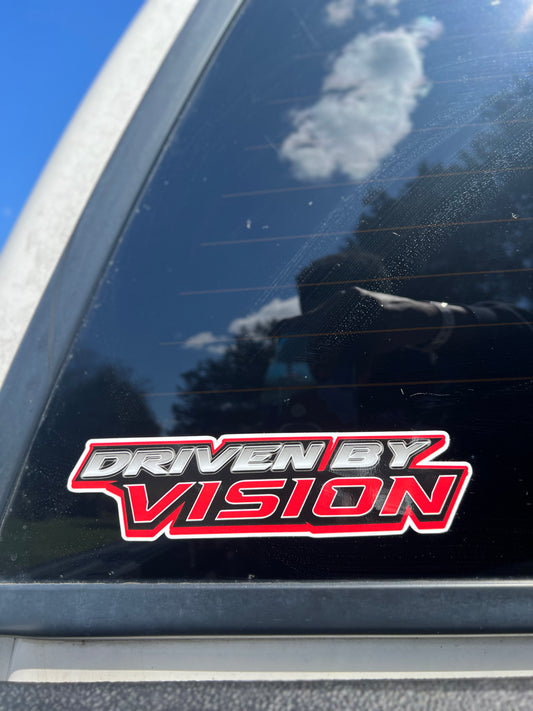 DrivenByVision Sticker